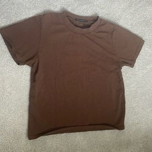 Brown Brandy Melville T-Shirt